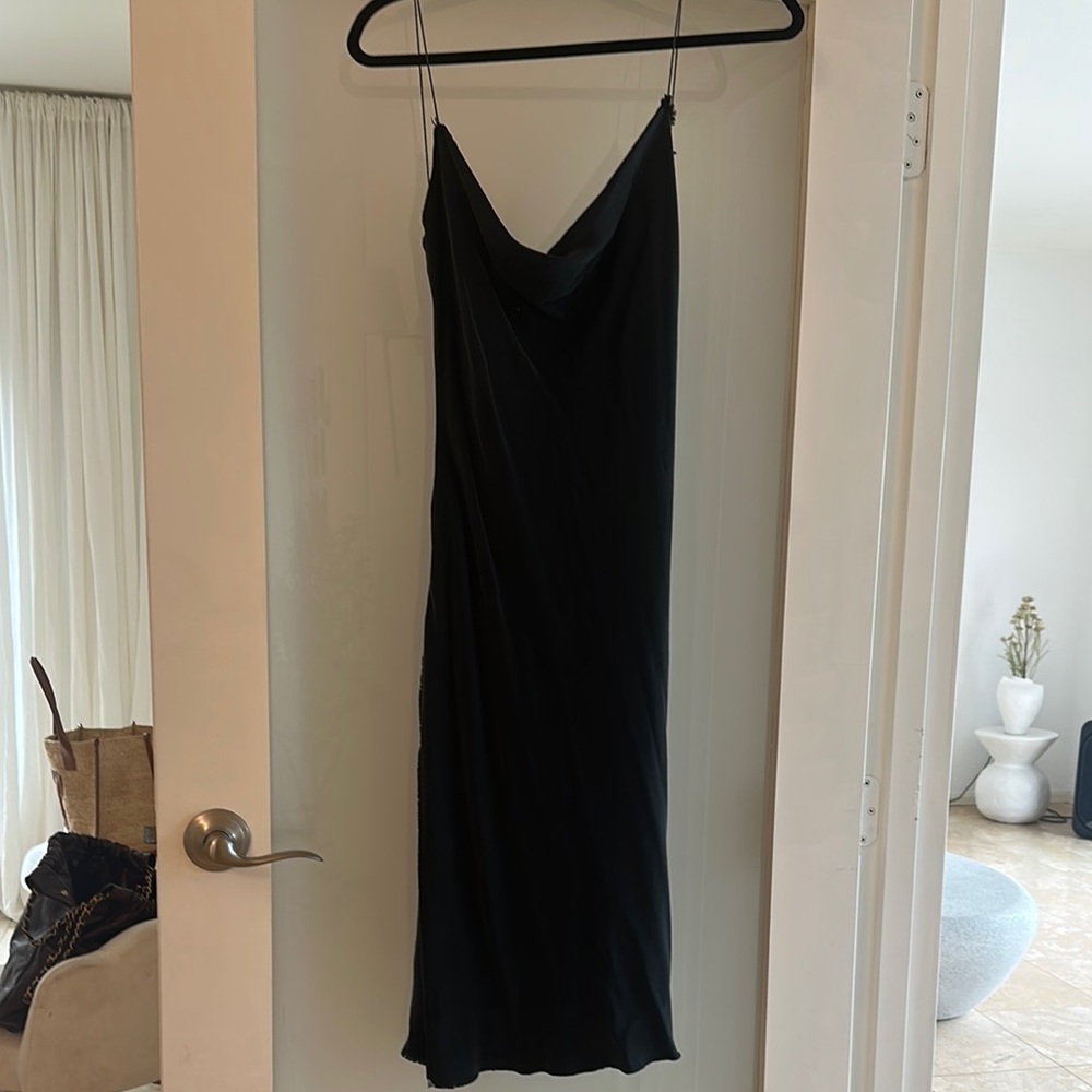 Elegant Black Slip Dress